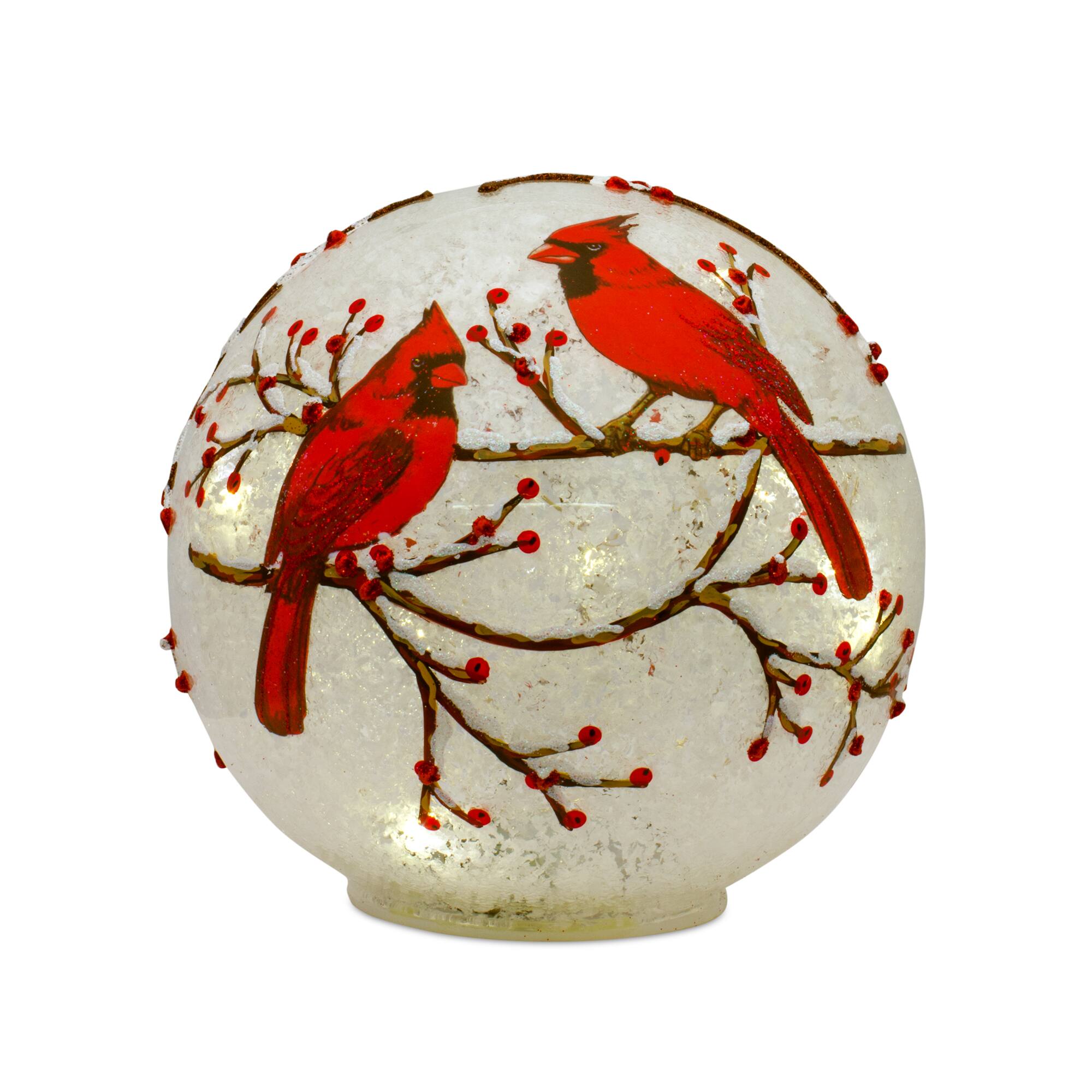 Cardinal LED Glass Globe Set, 4.5", 6" & 7"